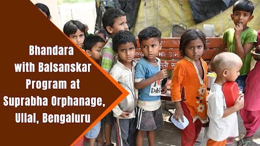 Diwali Bhandara- 2024 Program at Hongirana Orphanage, Ullal-Upnagar.